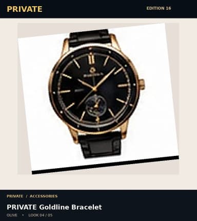 PRIVATE Goldline Bracelet, view 4