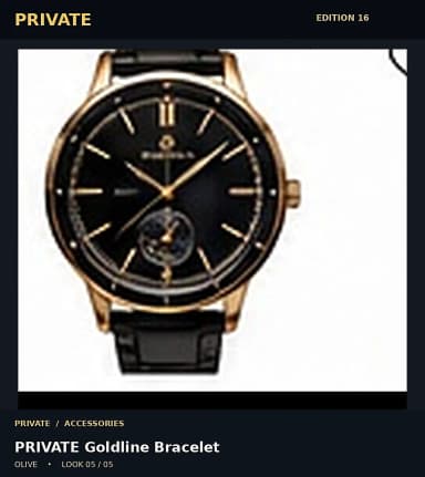 PRIVATE Goldline Bracelet, view 5