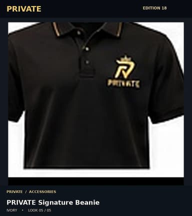 PRIVATE Signature Beanie, view 5