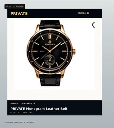 PRIVATE Monogram Sunglasses, view 1