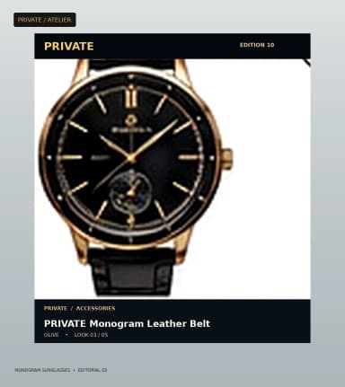 PRIVATE Monogram Sunglasses, view 3