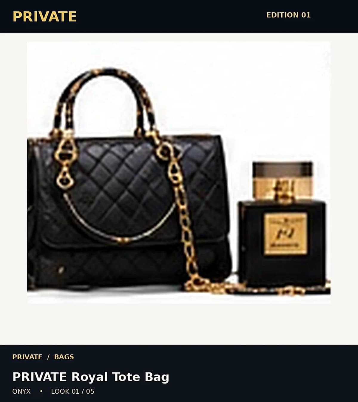 PRIVATE Royal Tote Bag