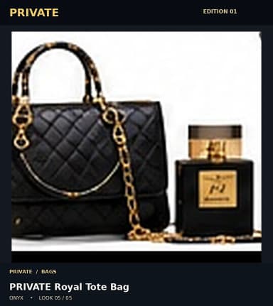 PRIVATE Royal Tote Bag, view 5