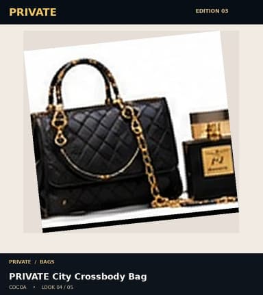 PRIVATE City Crossbody Bag, view 4