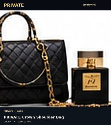 PRIVATE Crown Shoulder Bag, view 3