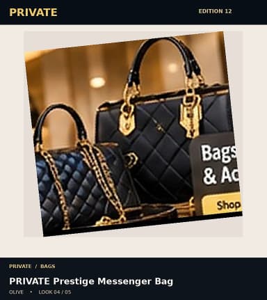 PRIVATE Prestige Messenger Bag, view 4