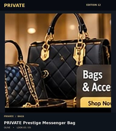 PRIVATE Prestige Messenger Bag, view 5