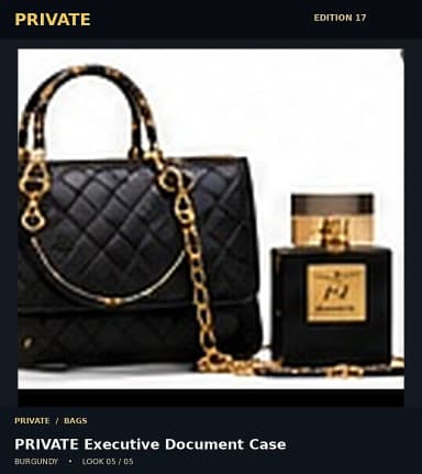 PRIVATE Executive Document Case, view 5