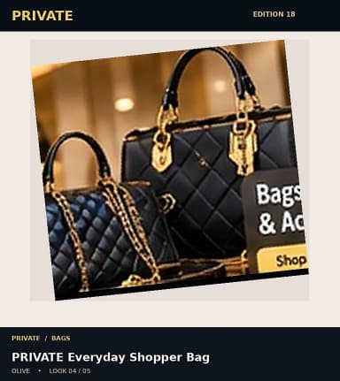 PRIVATE Everyday Shopper Bag, view 4