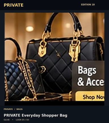 PRIVATE Everyday Shopper Bag, view 5