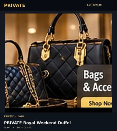 PRIVATE Royal Weekend Duffel, view 5