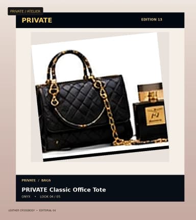 PRIVATE Leather Crossbody, view 4