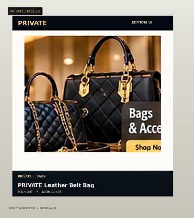 PRIVATE Executive Briefcase, view 1