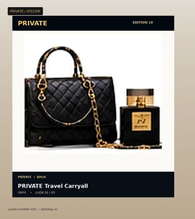 PRIVATE Luxury Shopper Tote, view 1