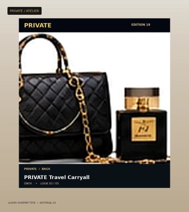 PRIVATE Luxury Shopper Tote, view 3
