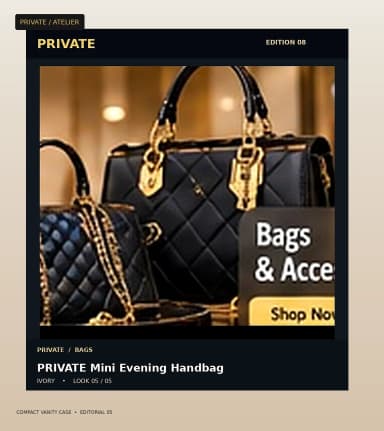 PRIVATE Compact Vanity Case, view 5
