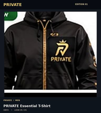 PRIVATE Essential T-Shirt, view 5