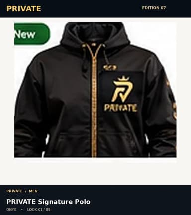 PRIVATE Signature Polo, view 1