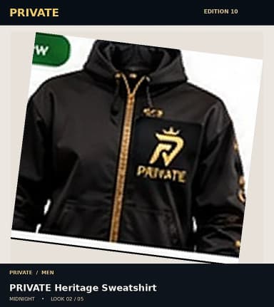 PRIVATE Heritage Sweatshirt, view 2