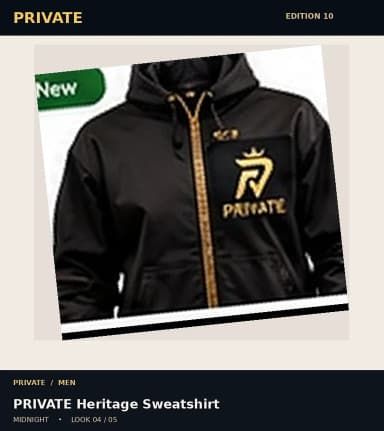 PRIVATE Heritage Sweatshirt, view 4