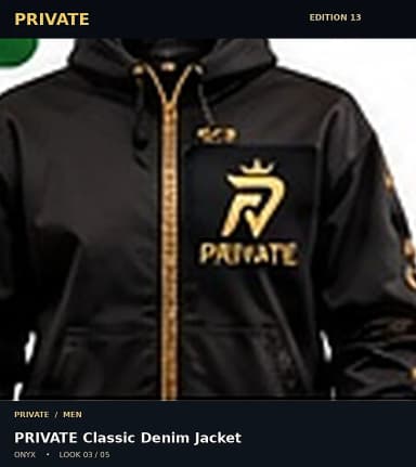 PRIVATE Classic Denim Jacket, view 3