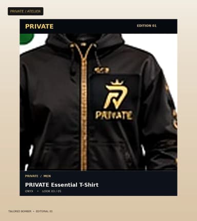 PRIVATE Tailored Bomber, view 3