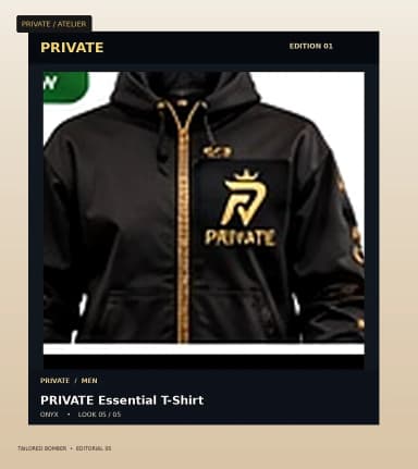 PRIVATE Tailored Bomber, view 5