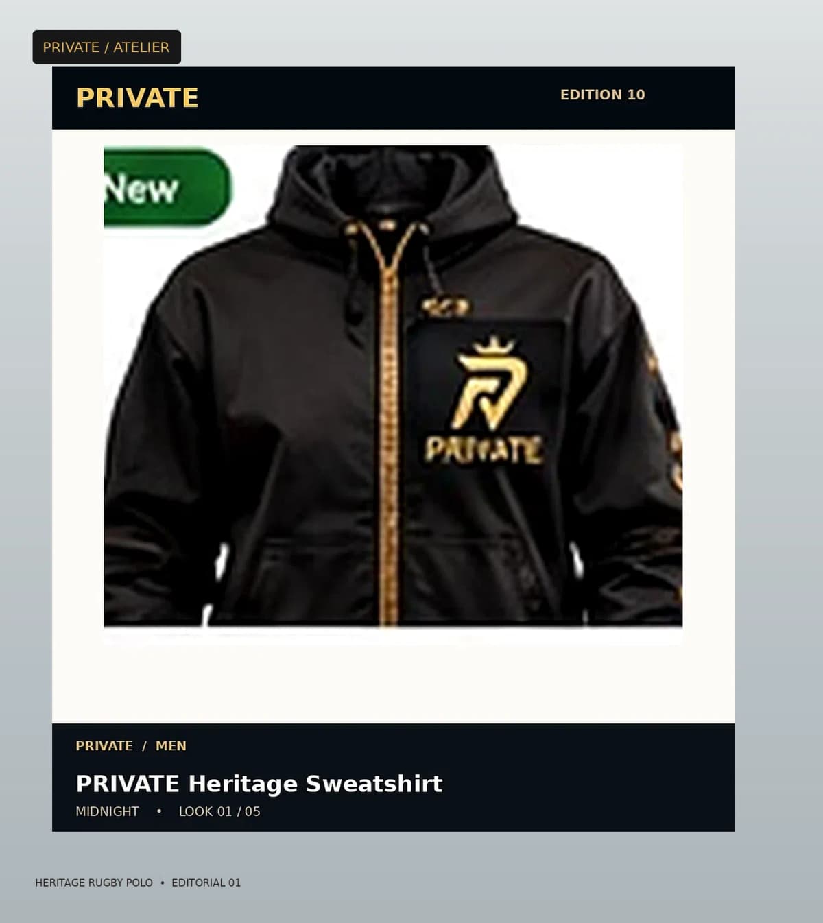 PRIVATE Heritage Rugby Polo
