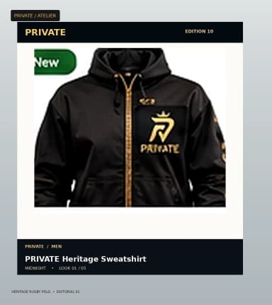 PRIVATE Heritage Rugby Polo, view 1