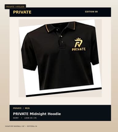 PRIVATE Signature Baseball Cap, view 4