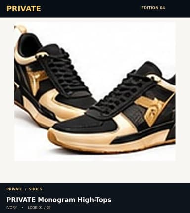 PRIVATE Monogram High-Tops, view 1