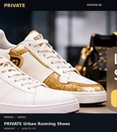 PRIVATE Urban Running Shoes, view 3