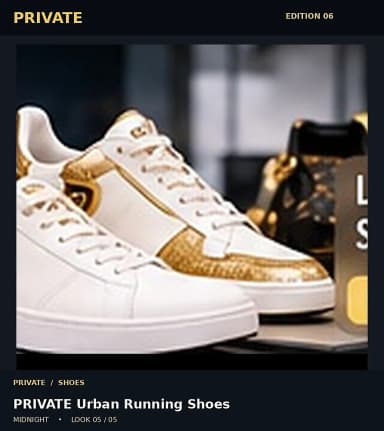 PRIVATE Urban Running Shoes, view 5