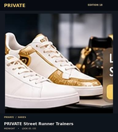 PRIVATE Street Runner Trainers, view 5