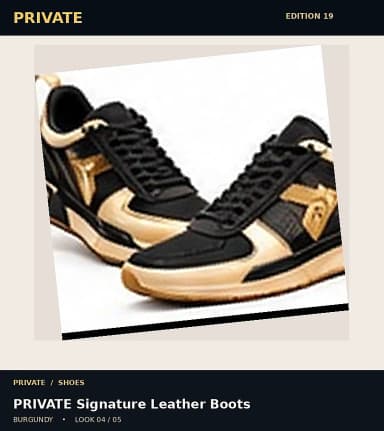 PRIVATE Signature Leather Boots, view 4