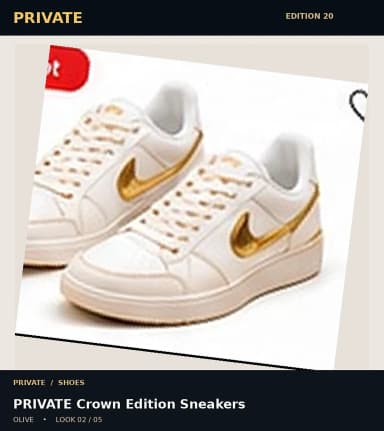 PRIVATE Crown Edition Sneakers, view 2