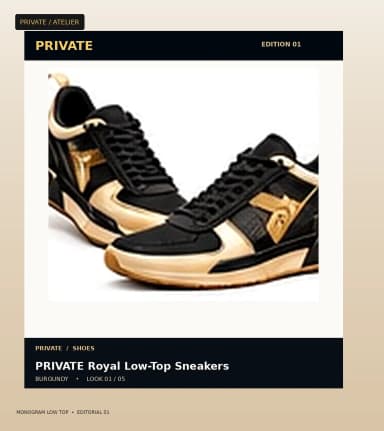 PRIVATE Monogram Low Top, view 1