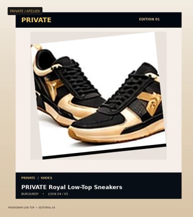 PRIVATE Monogram Low Top, view 4