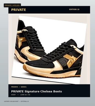 PRIVATE Leather Chelsea Boot, view 2