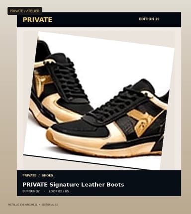 PRIVATE Metallic Evening Heel, view 2