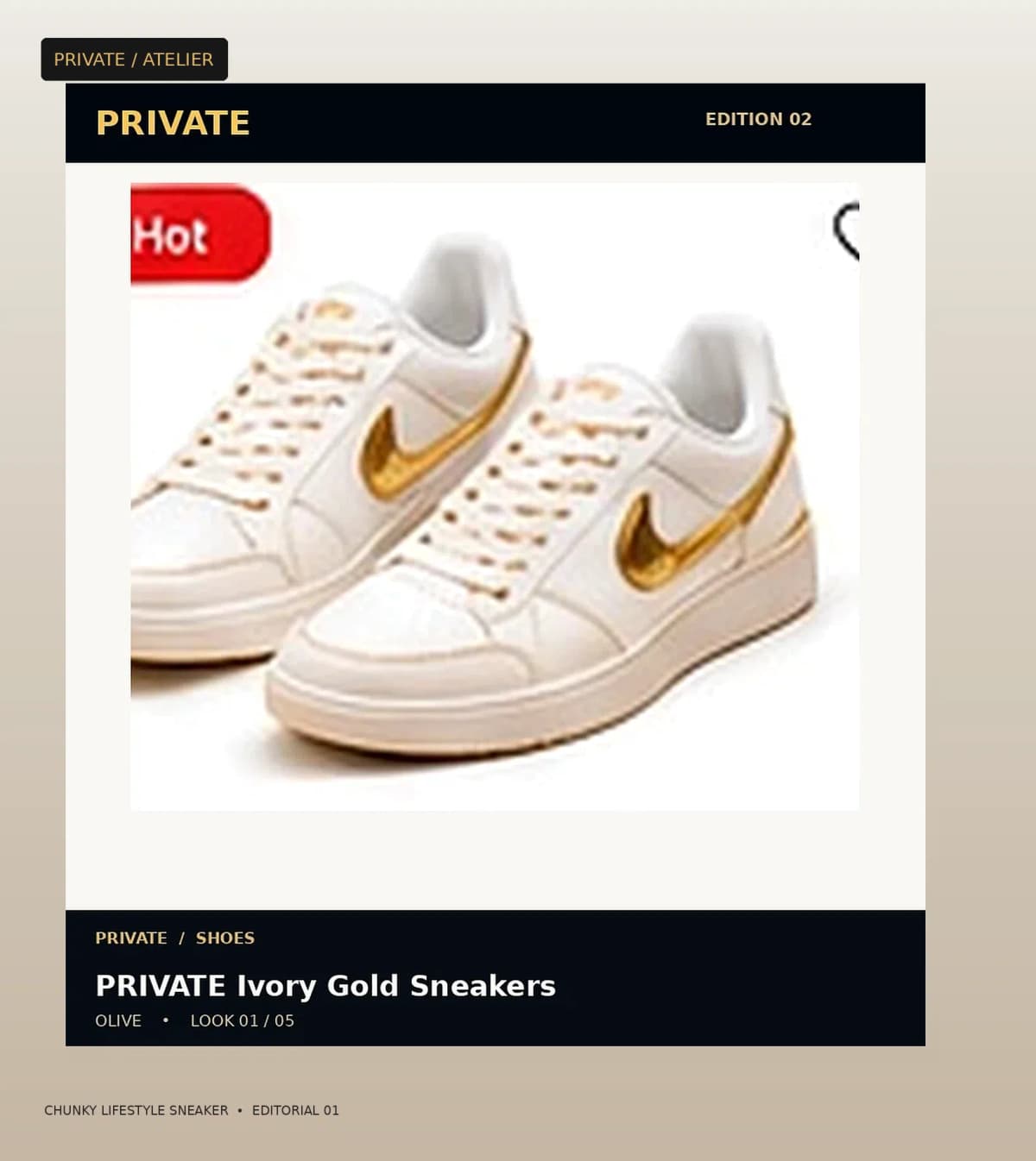 PRIVATE Chunky Lifestyle Sneaker