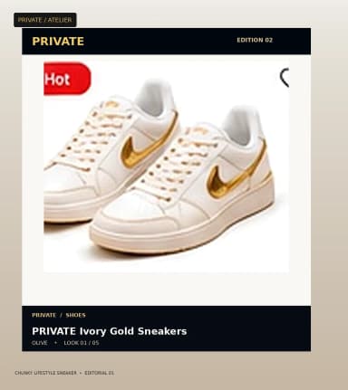 PRIVATE Chunky Lifestyle Sneaker, view 1