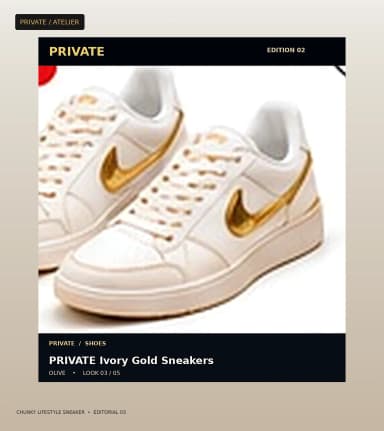 PRIVATE Chunky Lifestyle Sneaker, view 3