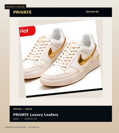 PRIVATE Signature Platform Shoe, view 4