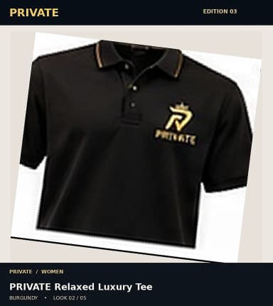 PRIVATE Relaxed Luxury Tee, view 2