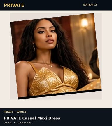 PRIVATE Casual Maxi Dress, view 4
