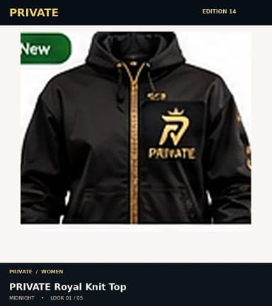PRIVATE Royal Knit Top, view 1