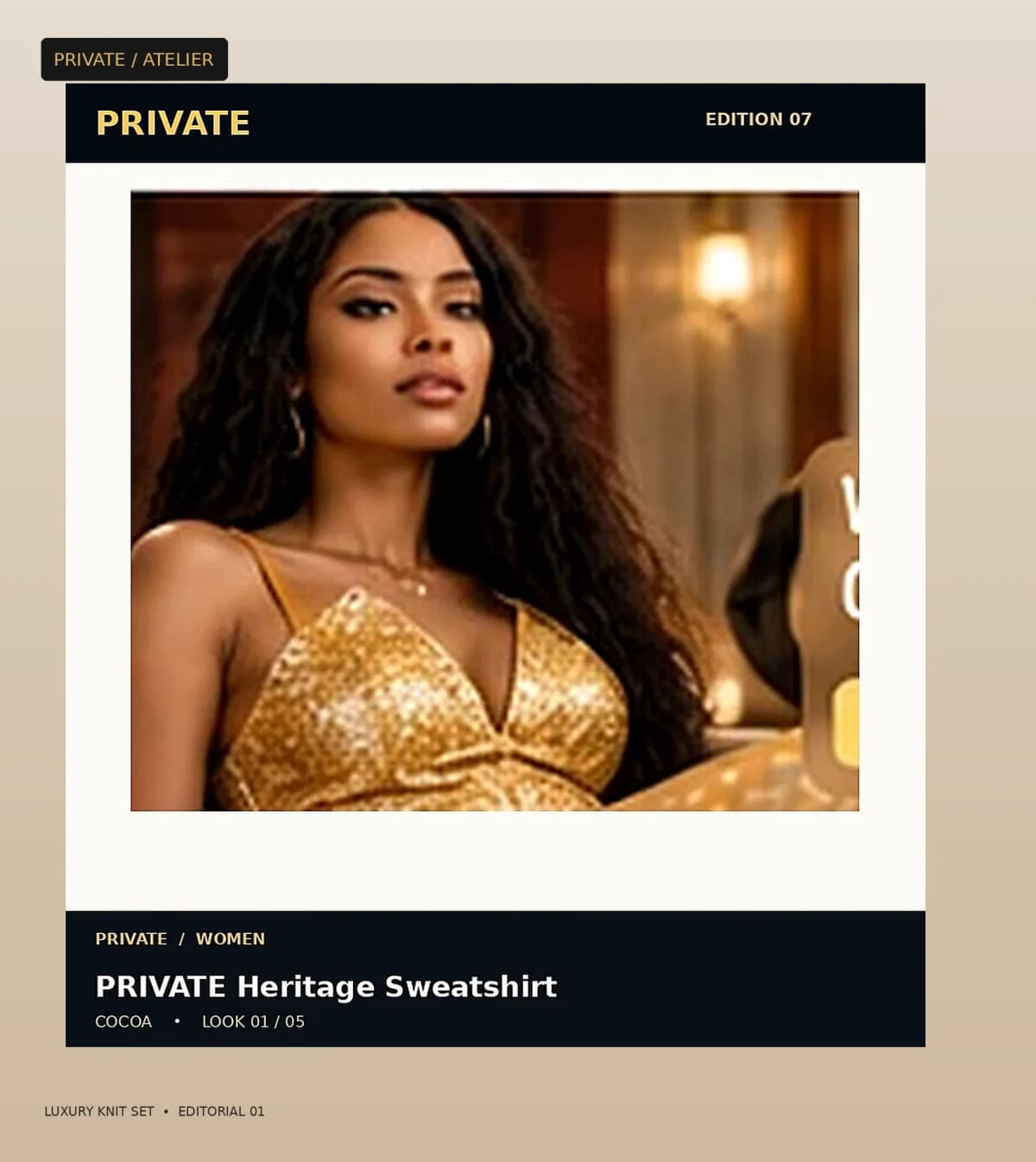 PRIVATE Luxury Knit Set