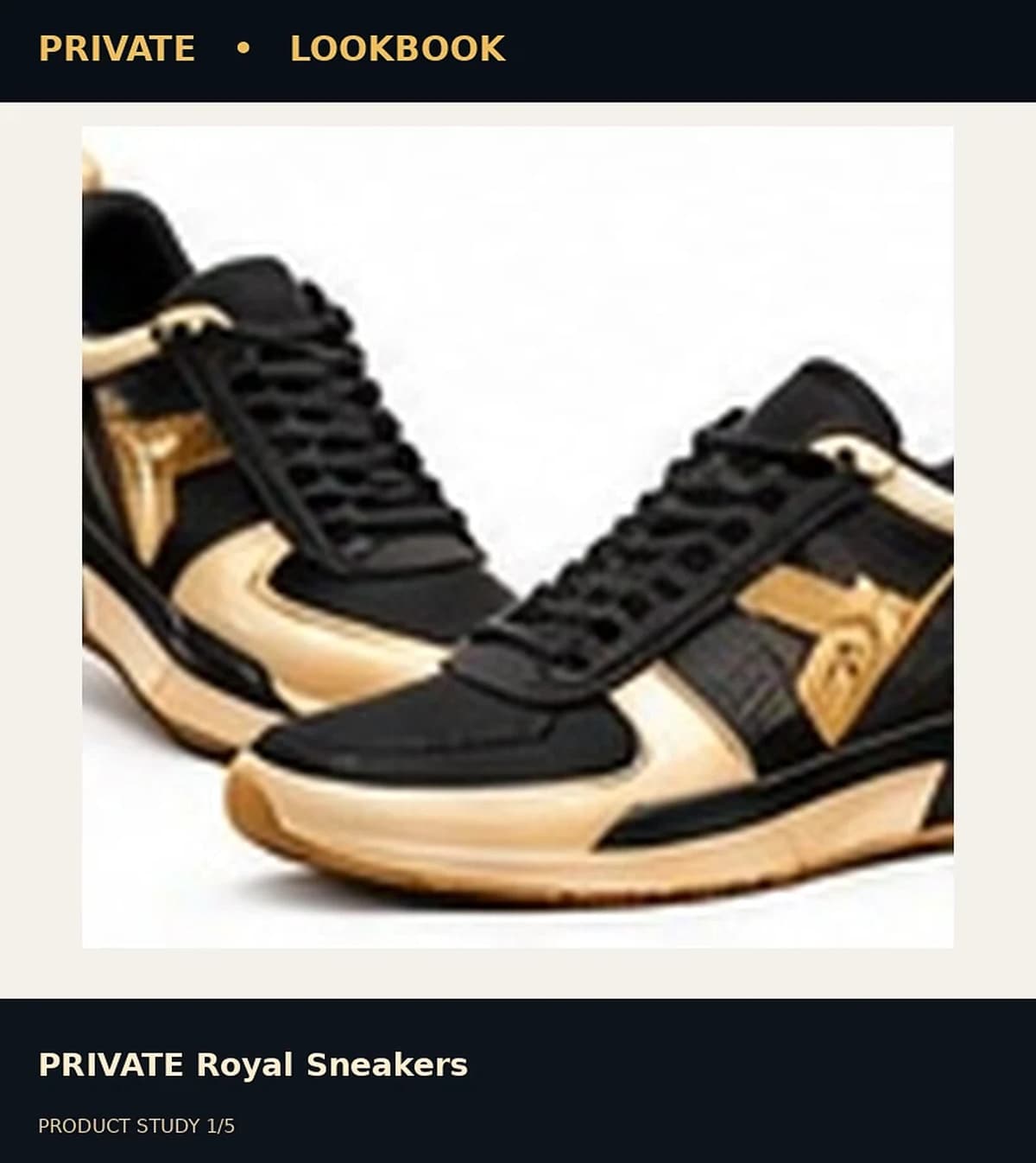 PRIVATE Royal Sneakers