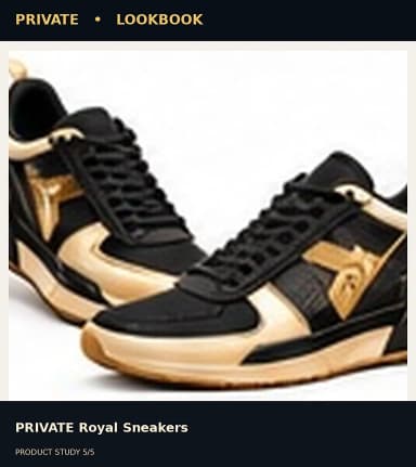 PRIVATE Royal Sneakers, view 5